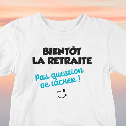 Tee shirt retraite homme humour