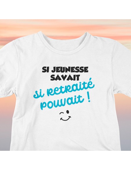 Tee shirt humour retraite