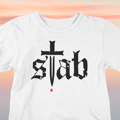 Humour noir t shirt Stab 2