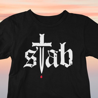 Humour noir t shirt Stab