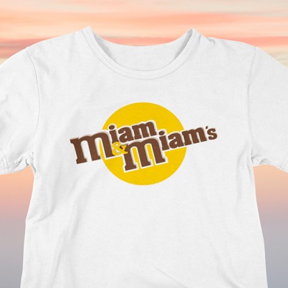 T shirt marque humour Miam Miams