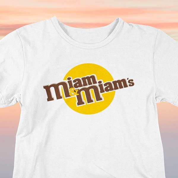 T shirt marque humour Miam Miams