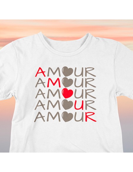 Tee shirt Amour Amour Amour