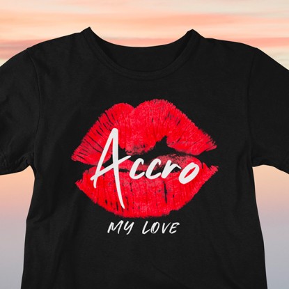 Tee shirt amour homme femme Accro my love