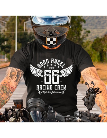 T-shirt biker vintage route 66