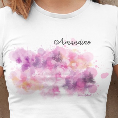 Tee shirt personnalisé femme amour