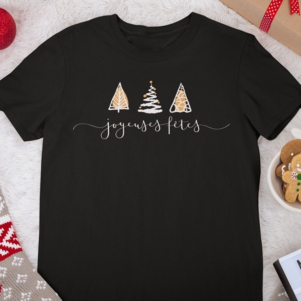 Tee shirt joyeuses fêtes