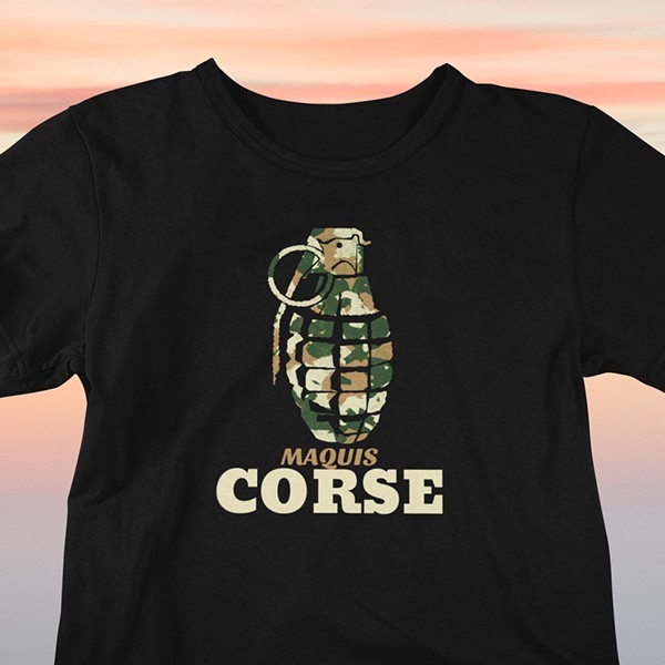 Tee shirt humour Corse maquis Tee shirt humour Corse maquis