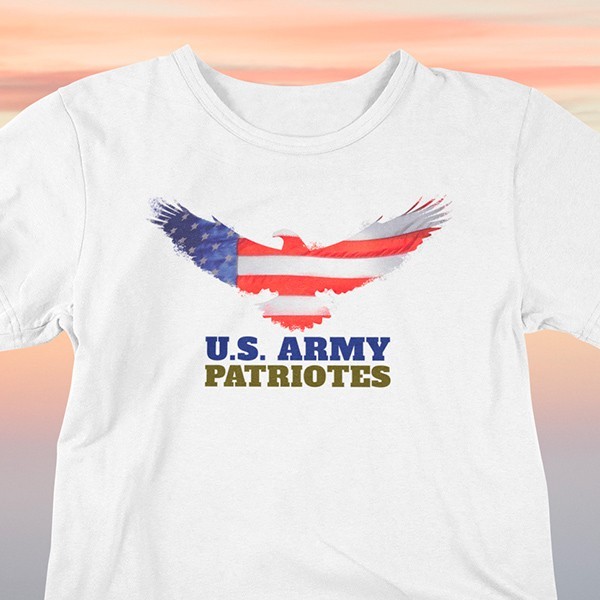 T shirt militaire us army patriotes