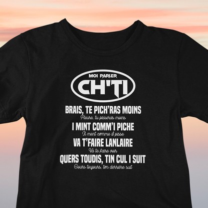 T shirt humour chti