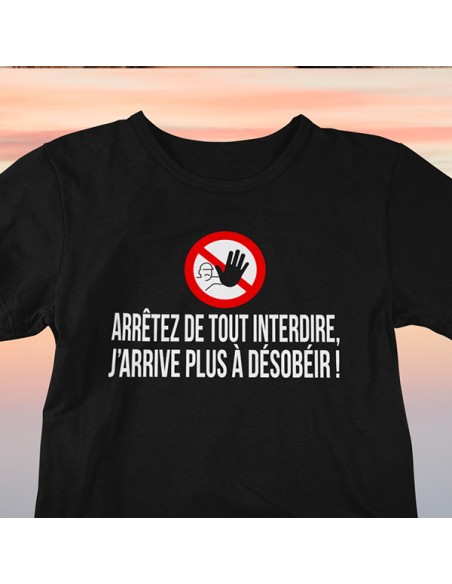 T-shirt humour noir