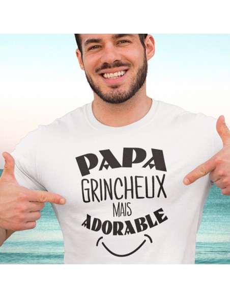 Tee shirt rigolo fete des peres papa grincheux