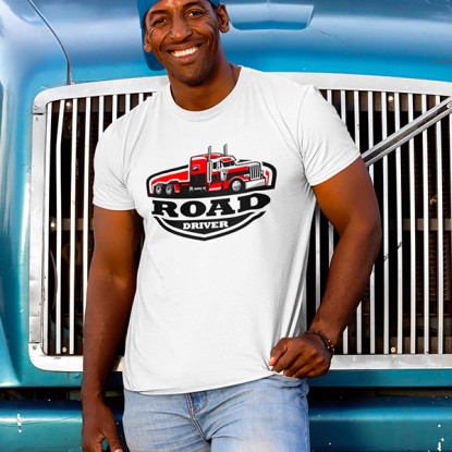 T shirt homme routier road driver