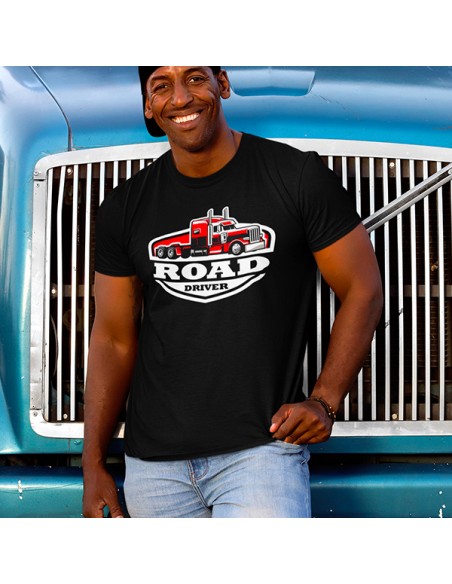 Tshirt homme routier road driver