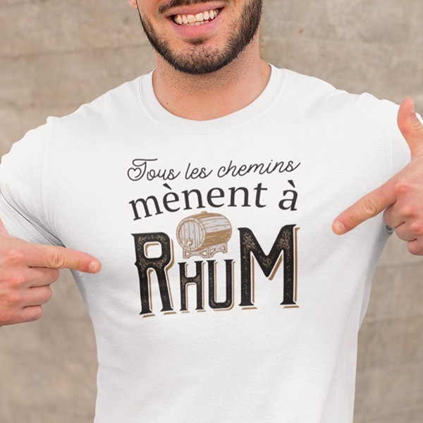 T shirt humour rhum