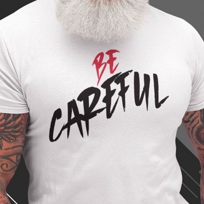 T shirt american vintage homme Be careful