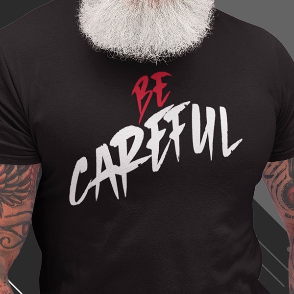 Tshirt american vintage homme Be careful Tshirt american vintage homme Be careful