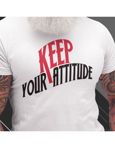 T-shirt american vintage keep your attitude