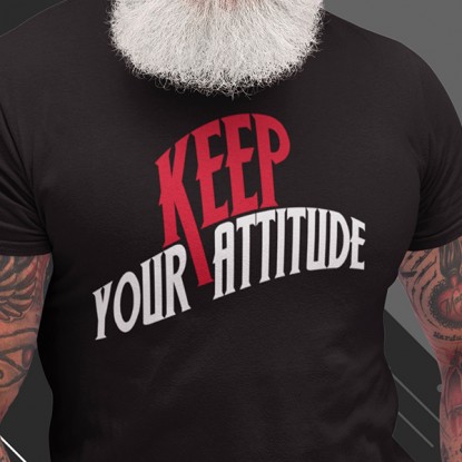 T-shirt american vintage keep your attitude 2