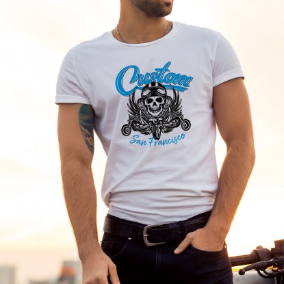 T-shirt biker custom 2