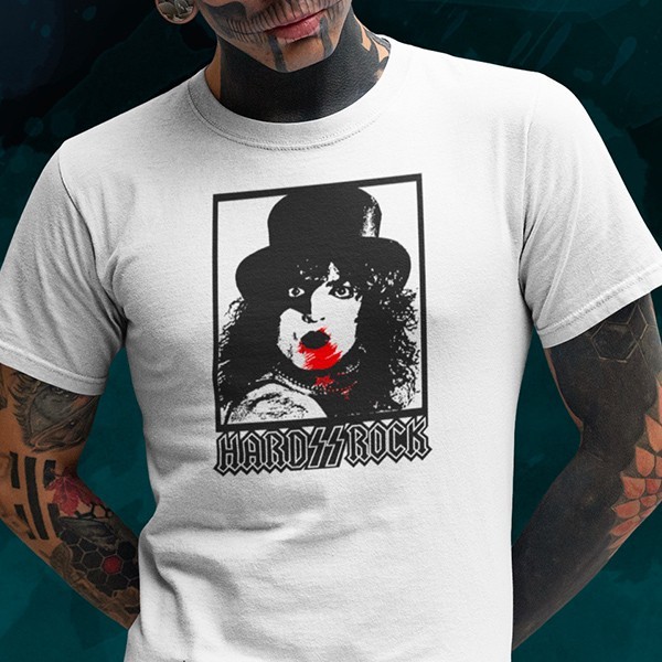 Tshirt kiss vintage portrait Paul Stanley