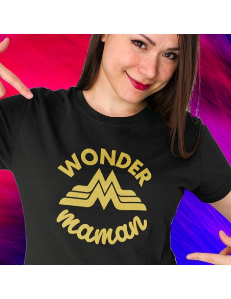 T-shirt fete des meres wonder maman