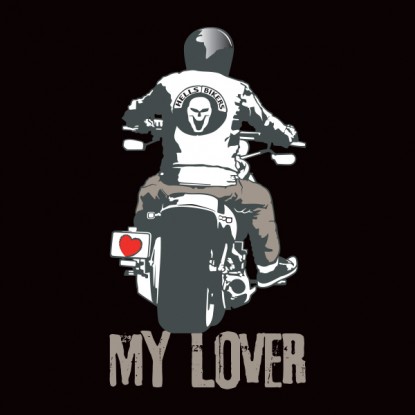 T-shirt biker my lover 2