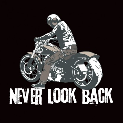 T-shirt biker ne te retourne jamais 2