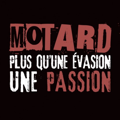 t shirt moto homme motard plus qu'une passion 2