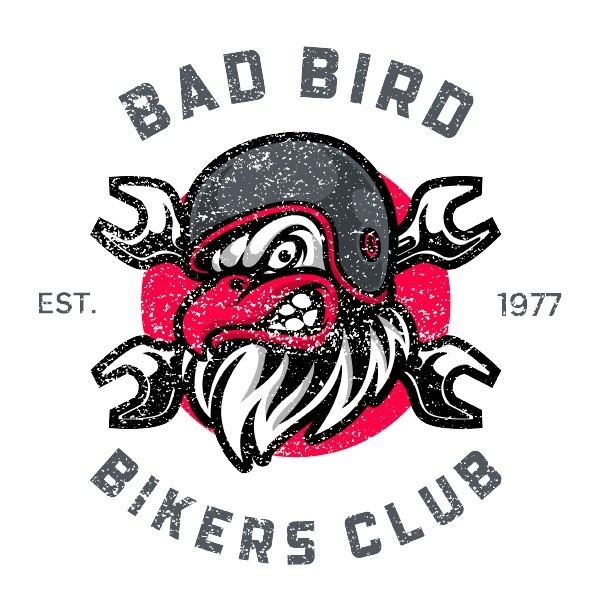 T shirt motard vintage bad eagle T shirt motard vintage bad eagle