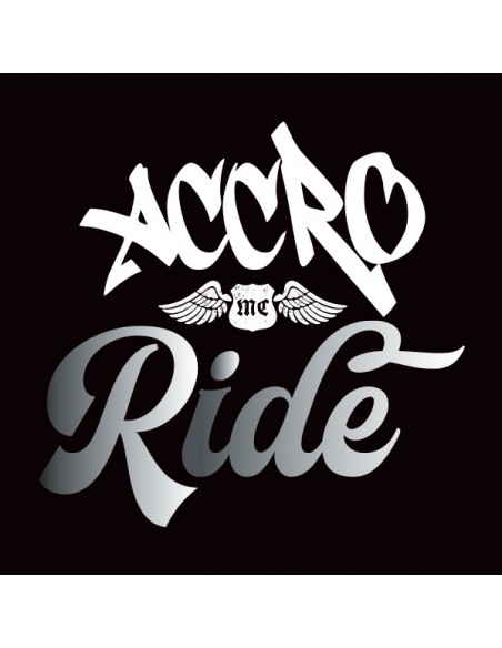 Accro ride t shirt biker vintage