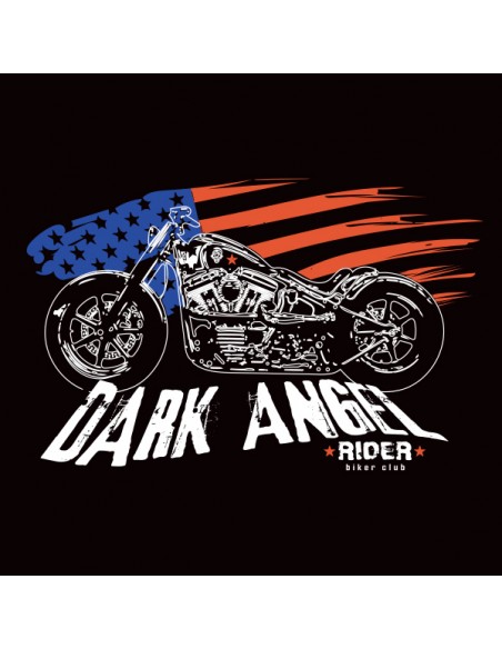 Tee shirt moto vintage bobber Dark Angel