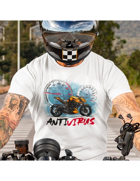 Tee shirt humour motard