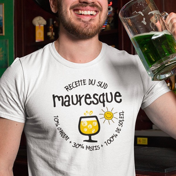 T shirt humour apero mauresque