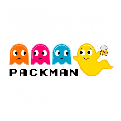 T shirt humour apéro Packman 2