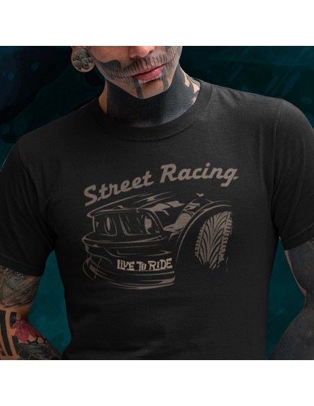 T shirt automobile vintage street racing