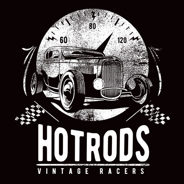 Tshirt auto vintage Hot Rods Tshirt auto vintage Hot Rods