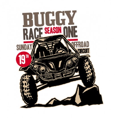 T-shirt course buggy 2