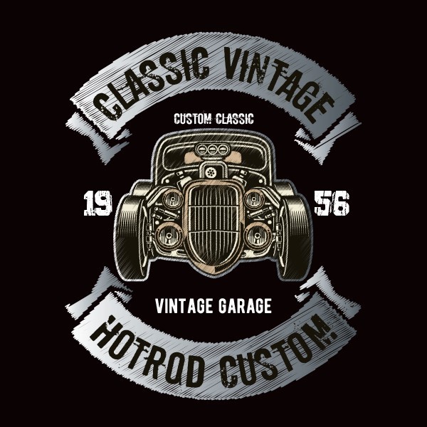 Tshirt automobile vintage Hot Rod Custom Tshirt automobile vintage Hot Rod Custom