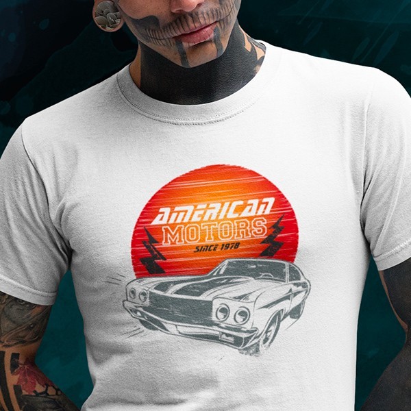 Tee shirt auto vintage american motors