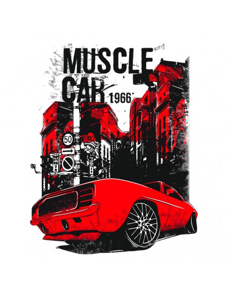 Tshirt vintage automobile muscle car