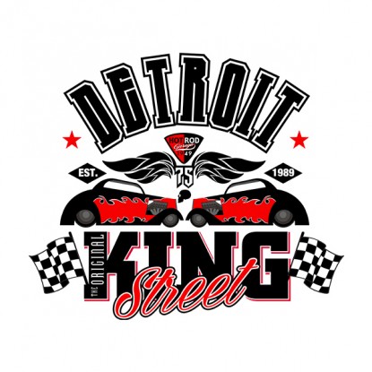 T-shirt vintage auto king street 2