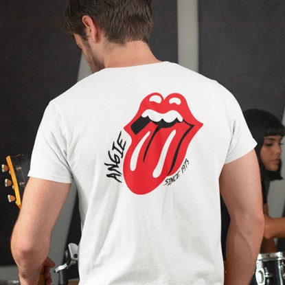 Tee shirt vintage rock Rolling Stones Angie 2