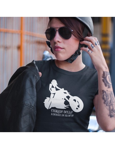 Débardeur Humour Motarde - Idée Cadeau Femme Moto, Rigolo Et Personnalisable