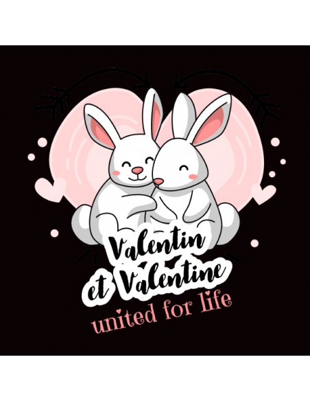 T-shirt amour Valentin Valentine