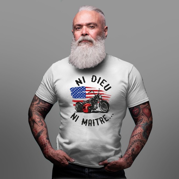 T-shirts bikers homme ni dieu ni maître