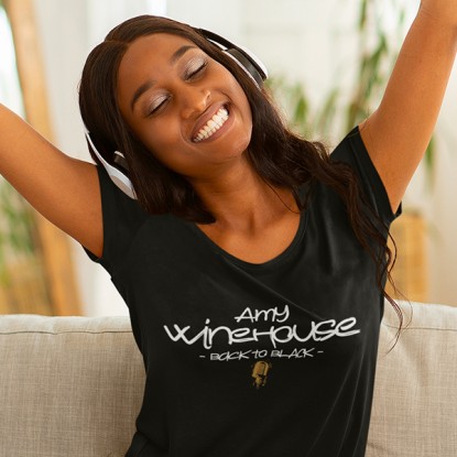 Tee shirt rock vintage amy winehouse