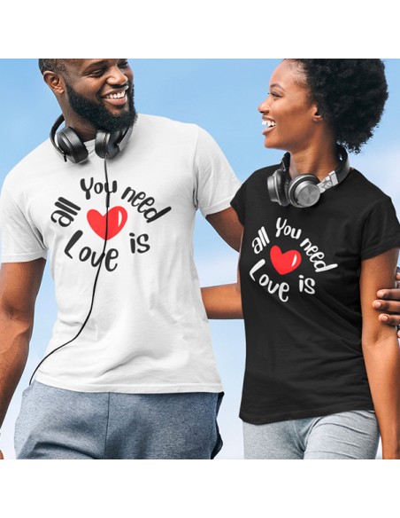 T-shirt musique all you need is love