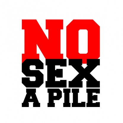 T shirt humour sexe femme no sex à pile 2