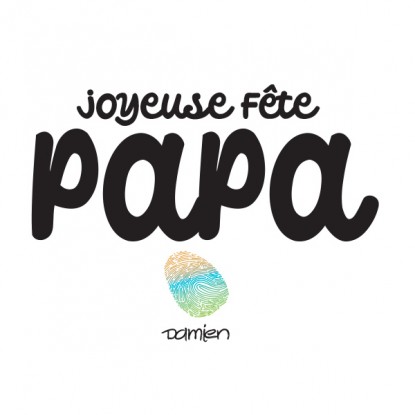 T shirt personnalisé fete des peres prénoms 2